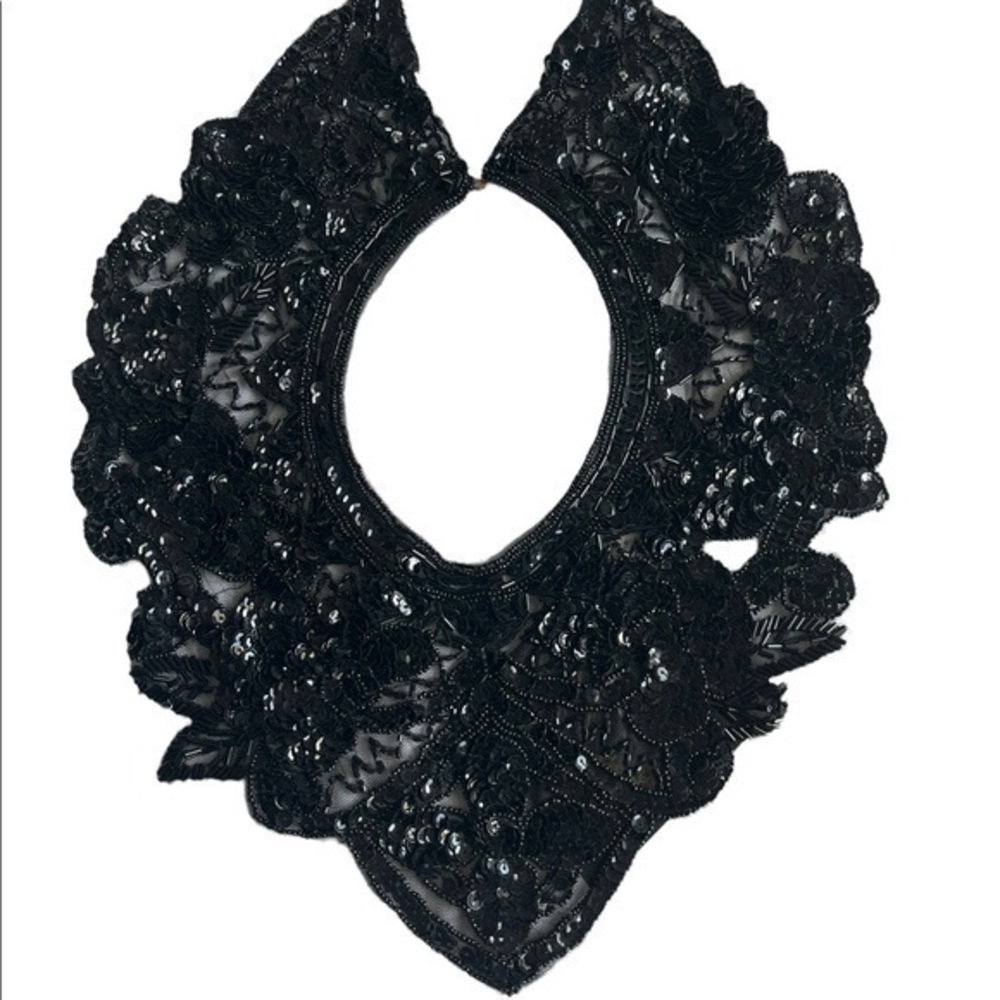 Vintage Sequin Beaded Collar